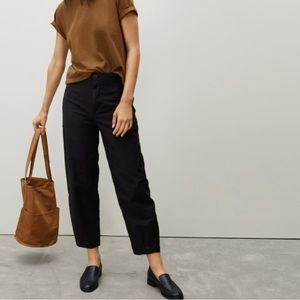 Everlane the fatigue barrel pant in tan/brown size 6